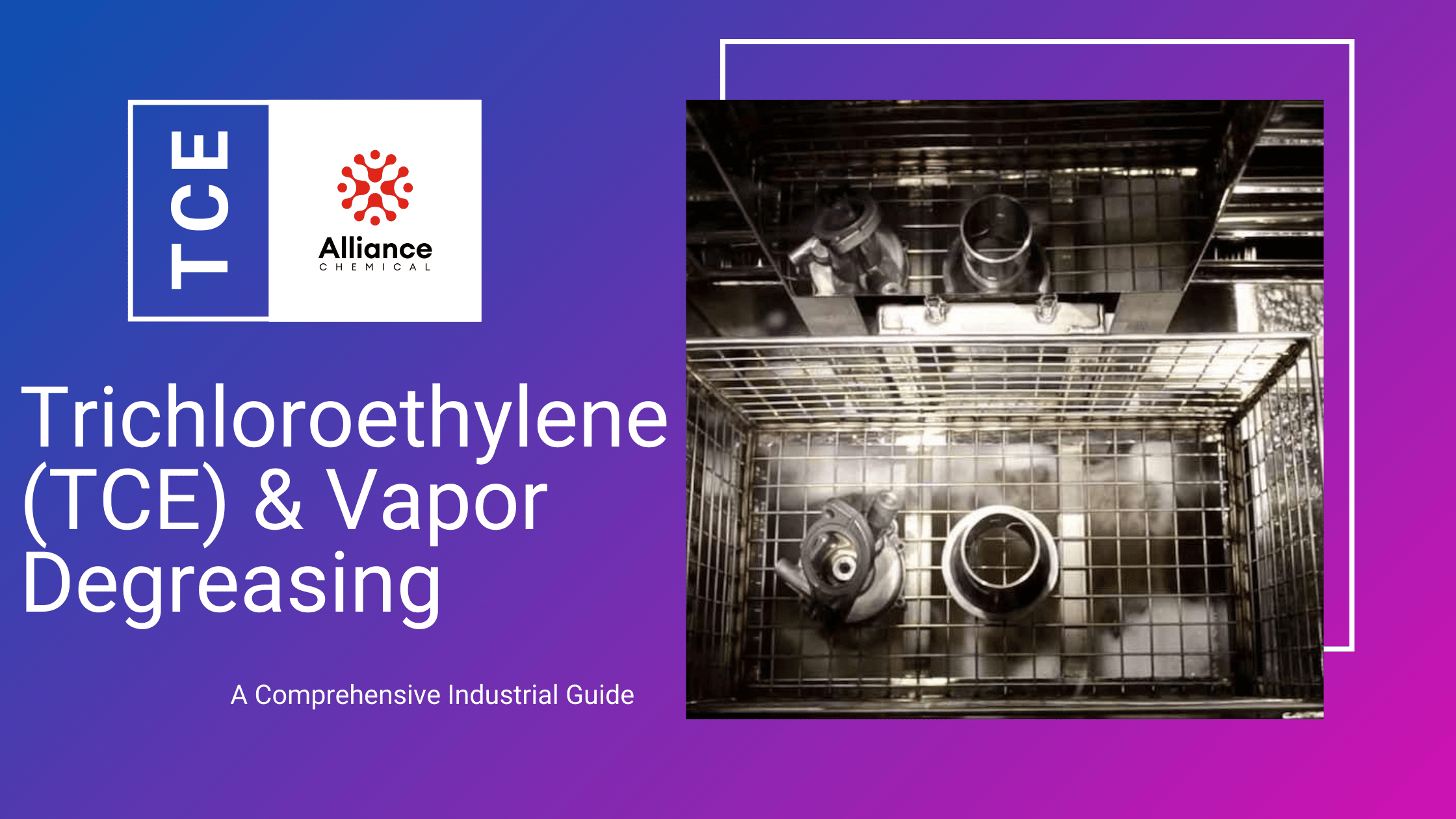 Vapor Degreasing & TCE Purple Blog Banner